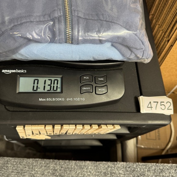 PINK Victoria Secret Quarter Zip Hoodie Womens S Blue Striped Pullover - Picture 7 of 7